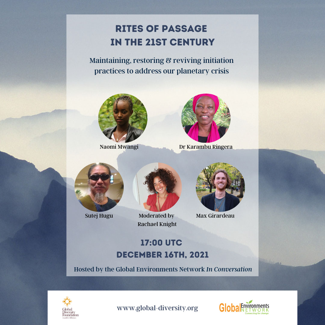 Rites of Passage in the 21st Century event poster